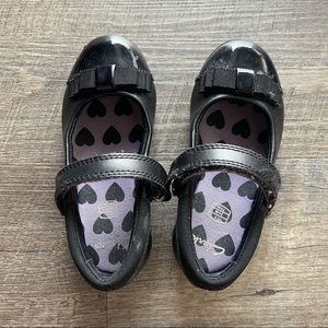 Clarks Toddler Girl Black Dress Shoes.Size 7